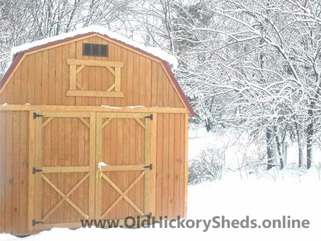 Hickory Sheds Lofted Barn