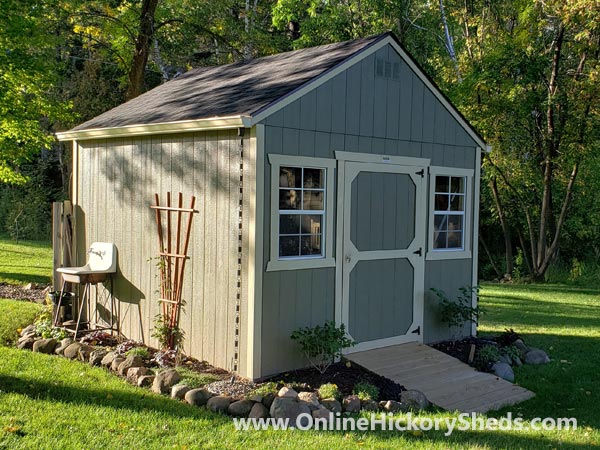 Hickory Sheds Utility Shed with Ramp