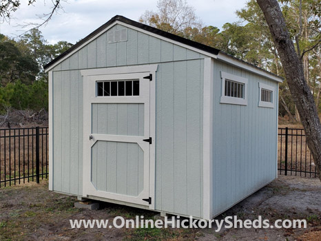 Hickory Sheds Utility Shed with 5 Lite Barn Door